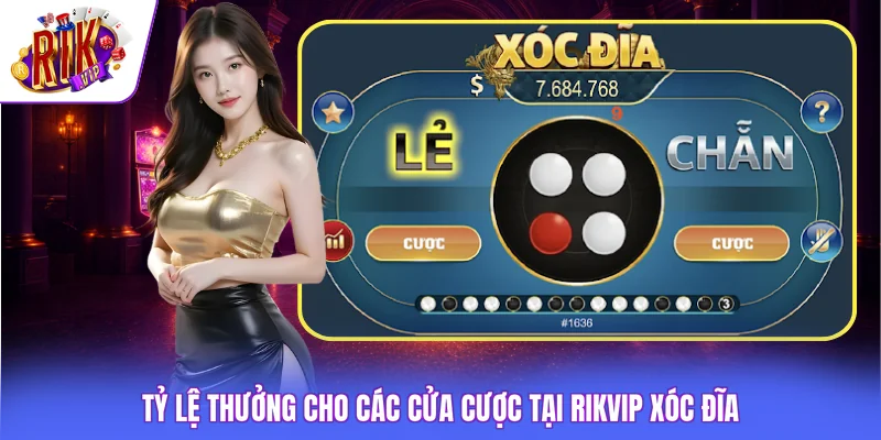 Rikvip Xóc Đĩa - Chi Tiết Tỷ Lệ Trả Thưởng Cho 7 Cửa Cược 3 Tỷ lệ thưởng cho các cửa cược tại Rikvip xóc đĩa